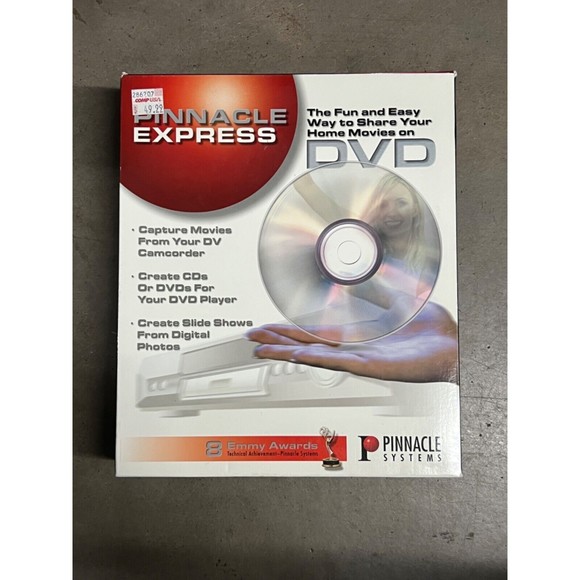 Pinnacle Express - Home Movies & Photos to CD/DVD - Windows 98/ME/2000/XP - Picture 1 of 2